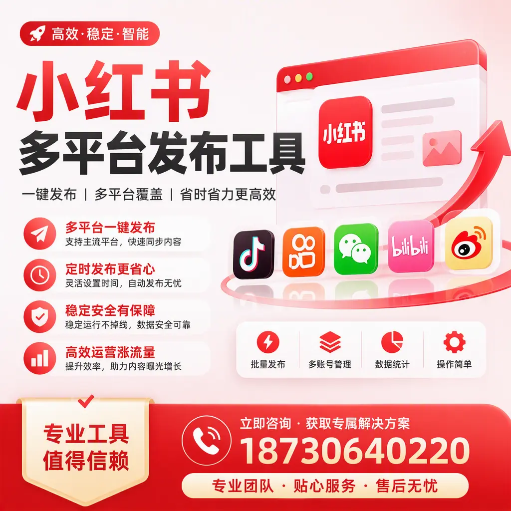 在 惠州 小红书多平台发布工具的市场前景分析